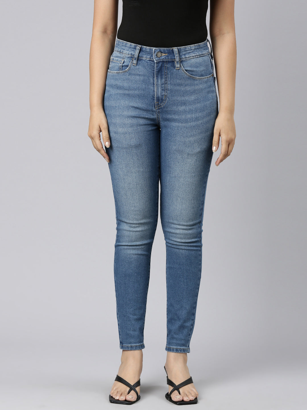 m jeans by maurices™ Everflex™ Super Skinny High Rise Front Seam Ankle Jean  | maurices